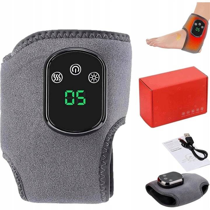 ANKLE JOINT MASSAGER WITH HEATING, VIBRATION, TEMPERATURE REGULATION
