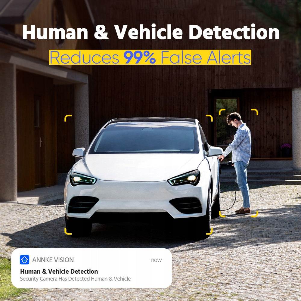 ANNKE 4K Outdoor PoE IP Security Camera, Human & Vehicle Detection IP67 Manufacturer code AP-I91DL0104-V3