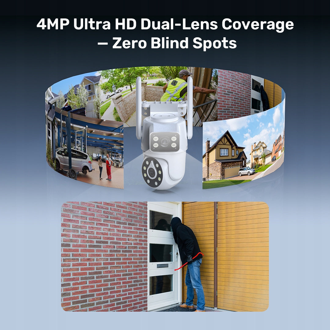 ANNKE 4MP PT WiFi Cameras Security System with Night Vision Two-Way Audio Manufacturer code AE-N98WHR0-84GU-OP