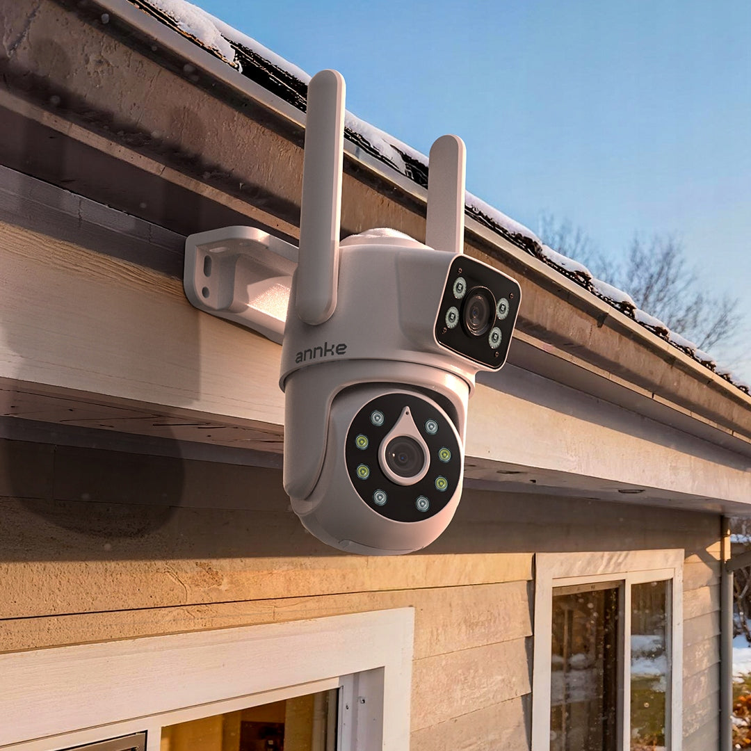 ANNKE 4MP PT WiFi Cameras Security System with Night Vision Two-Way Audio Packaging status original