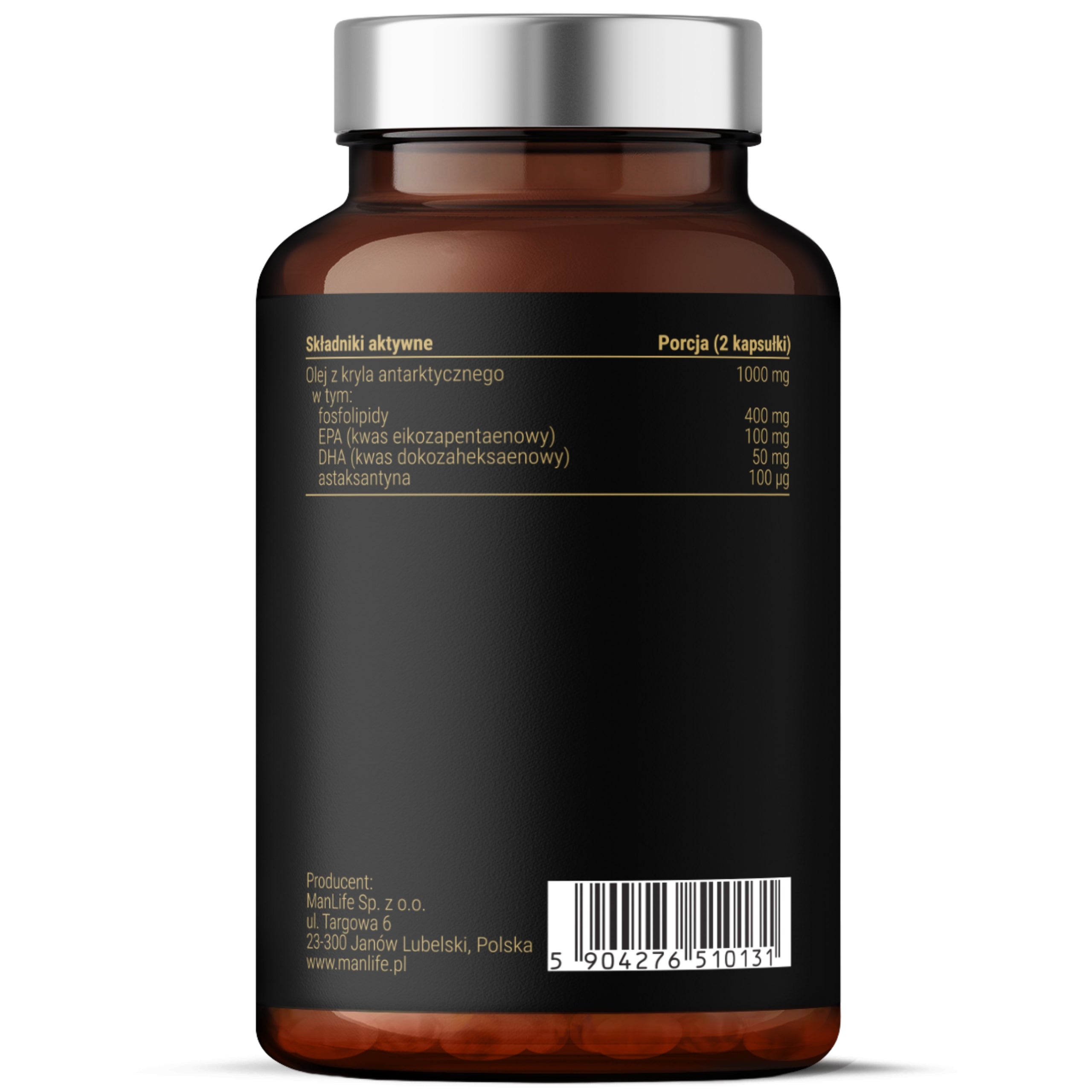 ANTARCTIC KRILL OIL 1000 mg per serving Krill Oil Omega-3 90 capsules Packaging status original