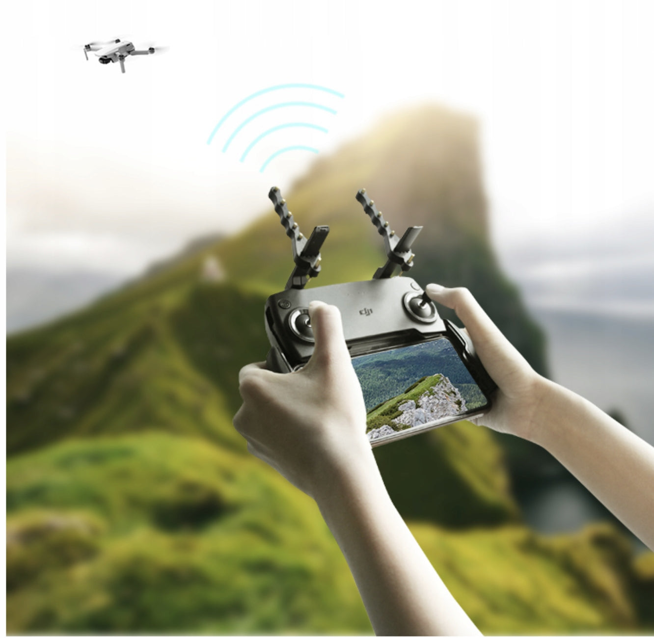 ANTENNA SIGNAL AMPLIFIER YAGI DJI MAVIC MINI SE PRO / DJI RC 2 MINI 4 PRO Batteries included no