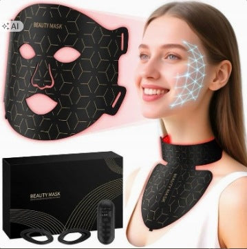 ANTI-AGING FACE MASK WITH LED LIGHT 4in1 REGENERATION + REMOTE CONTROL