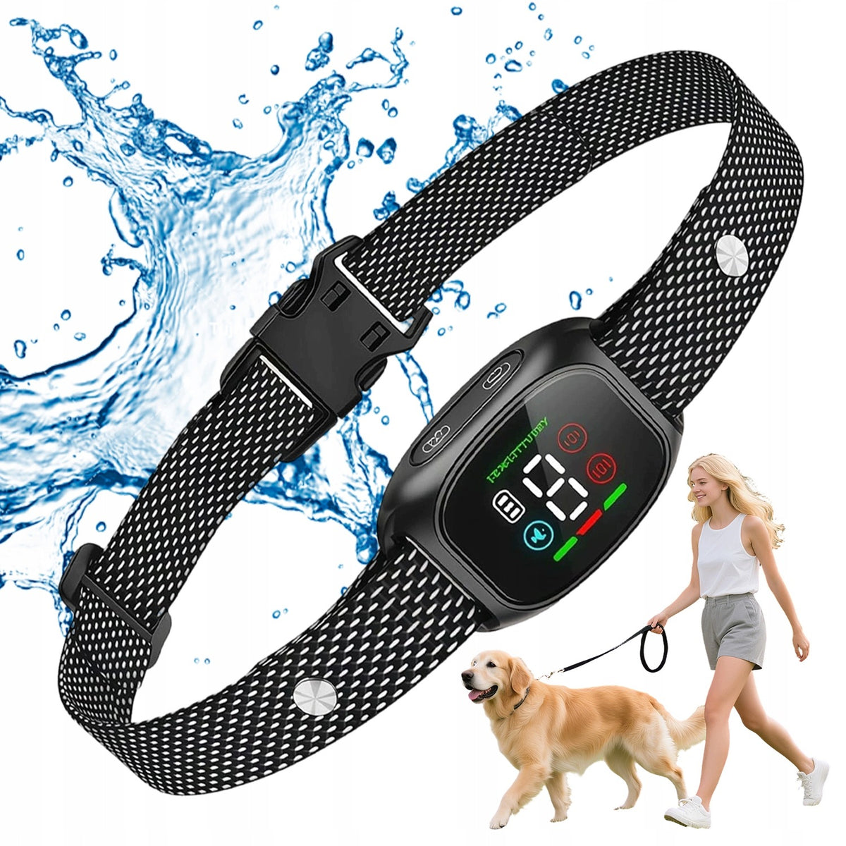 ANTI BARK DOG COLLAR WITH BARKING SENSOR WATERPROOF