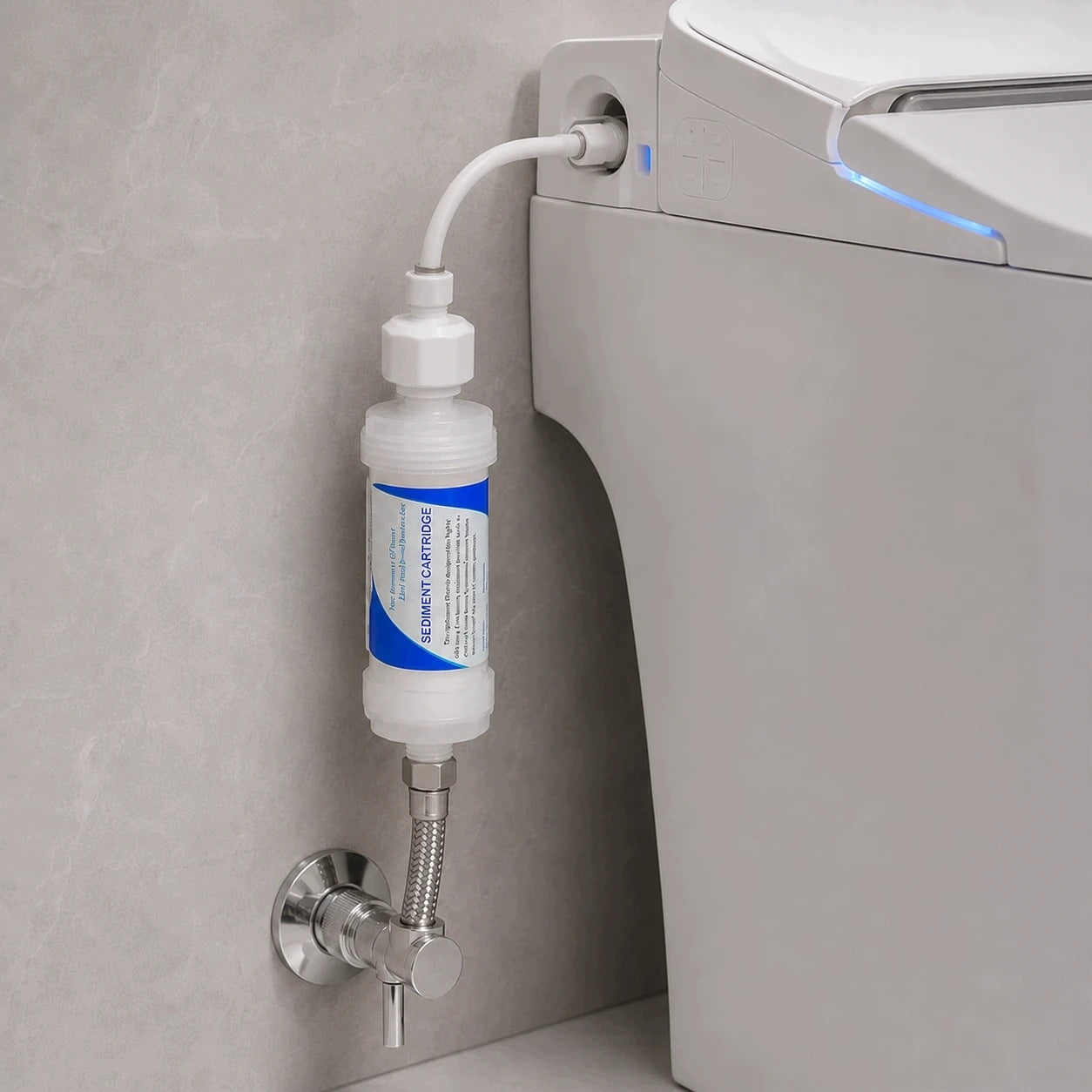 ANTI-CAKING FILTER FOR 1/2 + 1/4 SHOWER BIDET WASHING TOILET Packaging status original