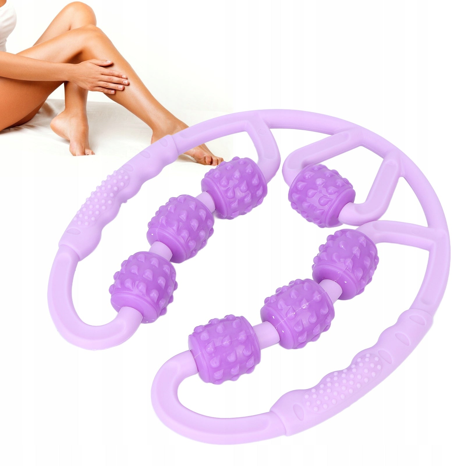 ANTI-CELLULITE BODY SLIMMING MASSAGER PURPLE Batteries included no