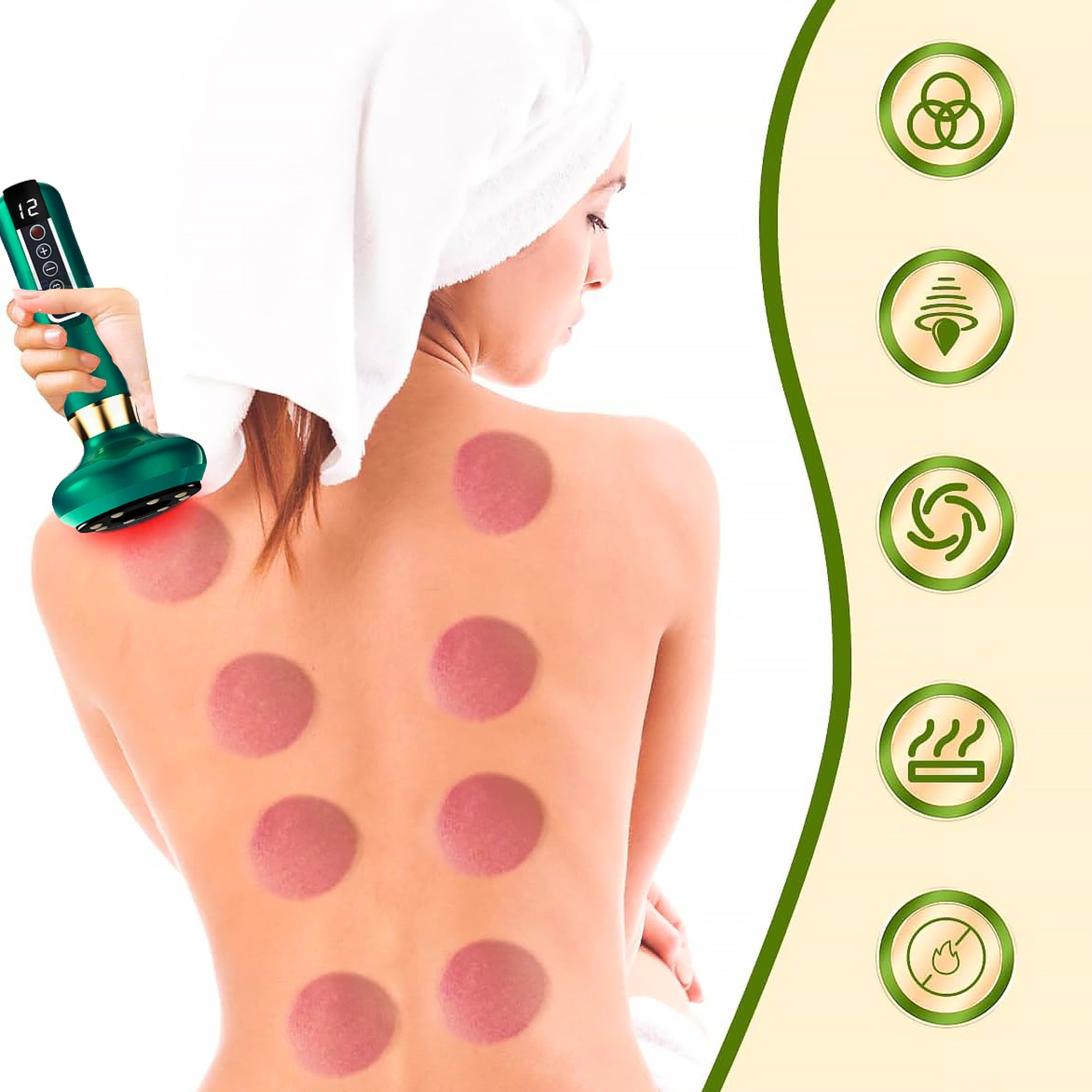 ANTI-CELLULITE MASSAGER ELECTRIC BUBBLE CHINESE WARMING 3IN1 SPA Manufacturer code 1414250011211YB
