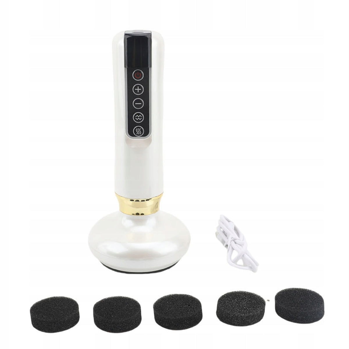 ANTI-CELLULITE MASSAGER ELECTRIC BUBBLE CHINESE WARMING 3IN1 WHITE Brand no brand