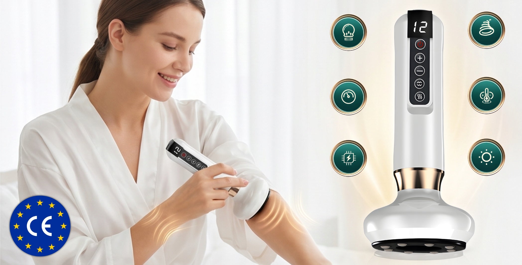 ANTI-CELLULITE MASSAGER FOR BODY EFFECTIVE HELP WITH CELLULITE BUBBLE GUASHA Packaging status original