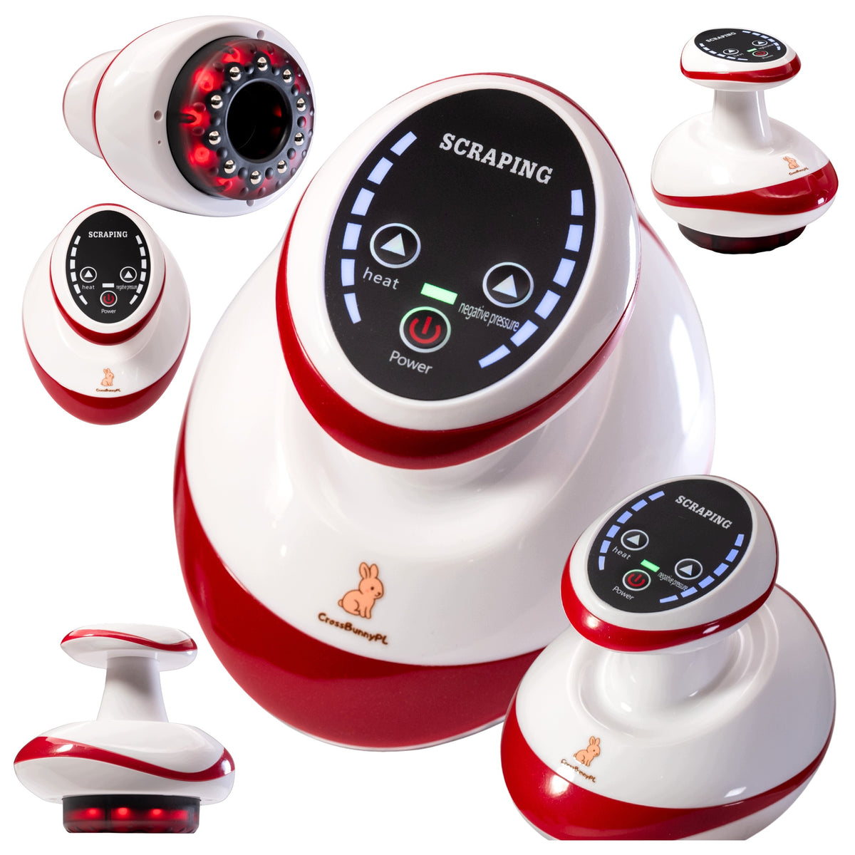 ANTI-CELLULITE MASSAGER GUASHA BUBBLE CHINESE VACUUM USB-C 12 LEVELS