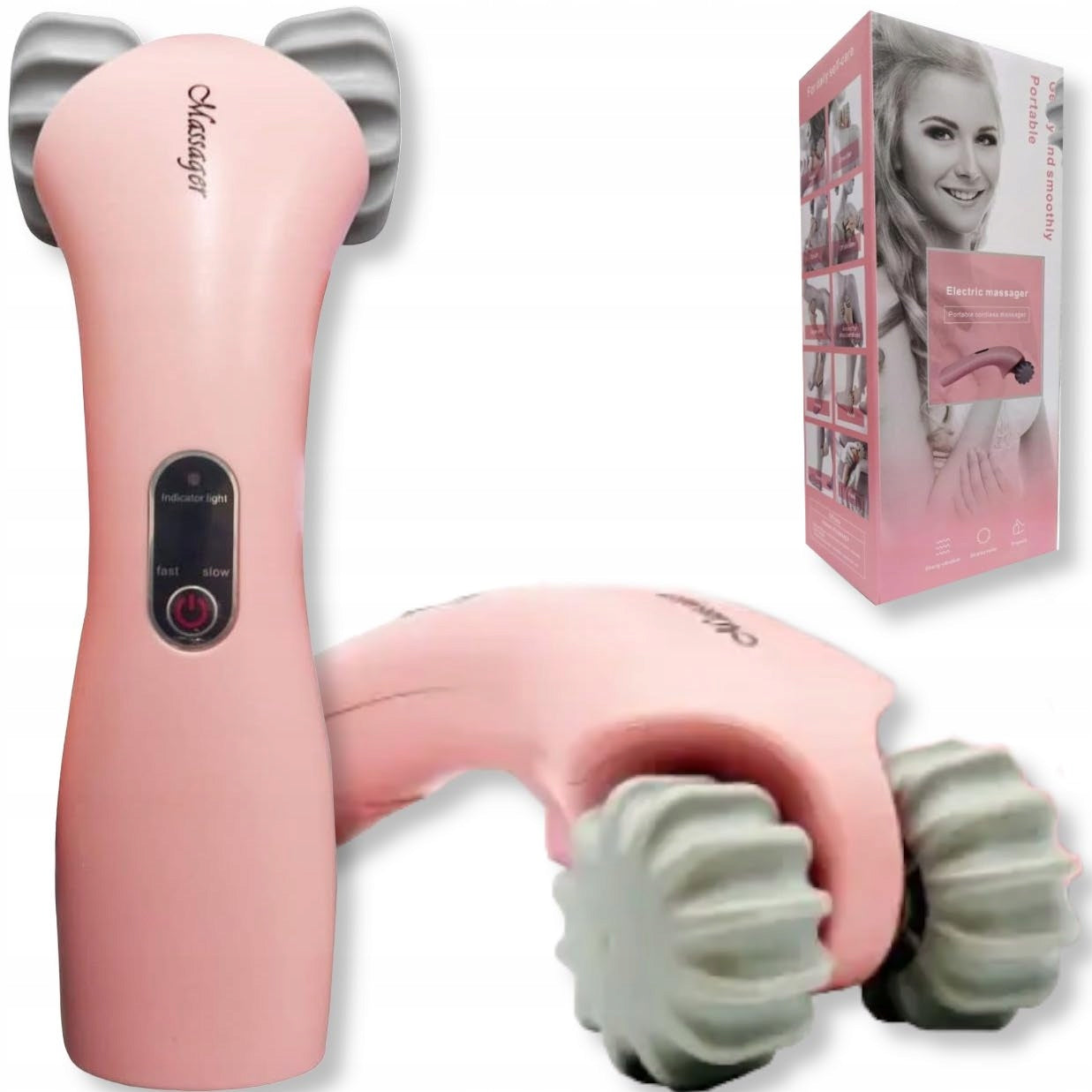ANTI-CELLULITE ROLLER BODY MASSAGER VIBRATING FOR RELAXING CELLULITE