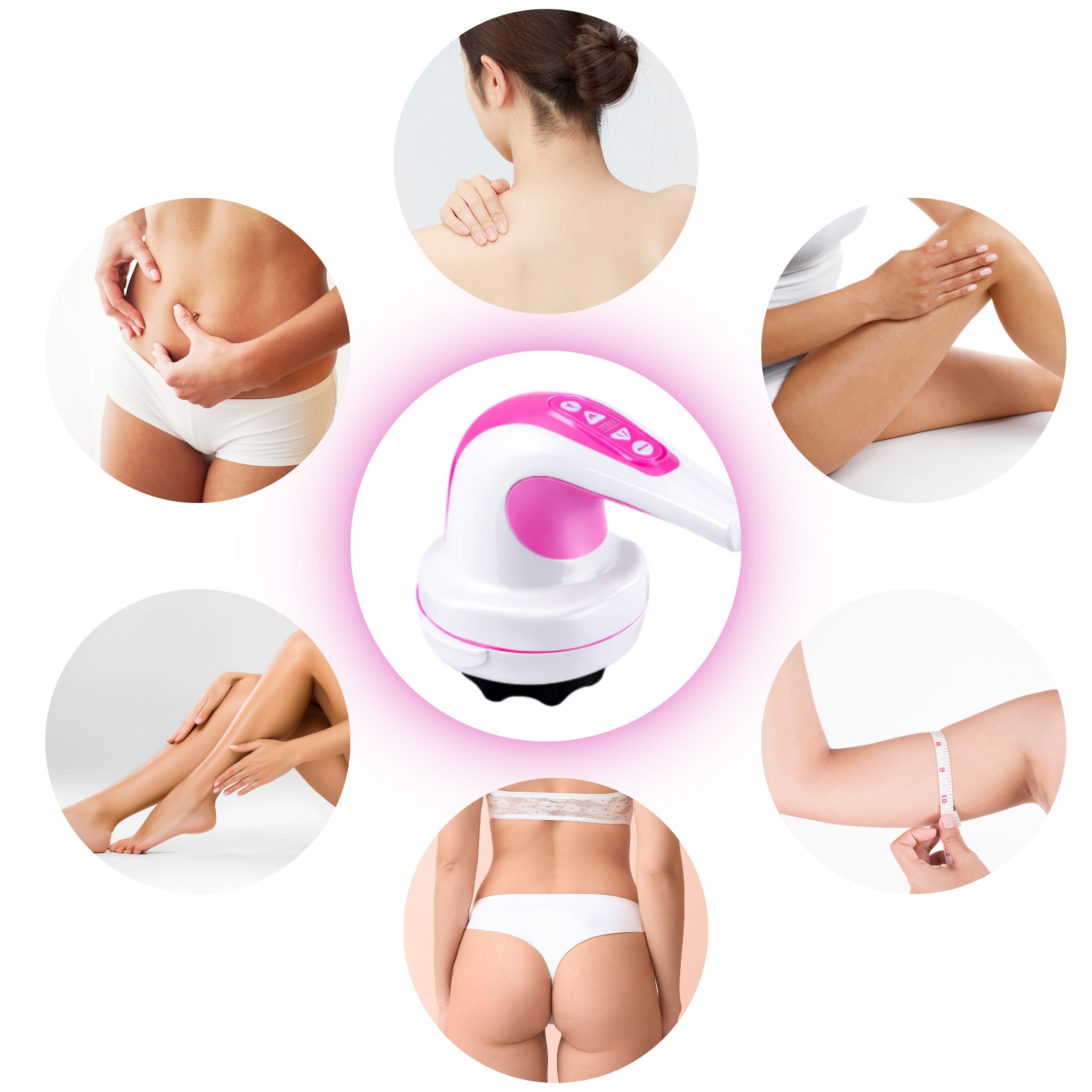 ANTI-CELLULITE SLIMMING BODY MASSAGER FIRMING GUN 5IN1 Packaging status original
