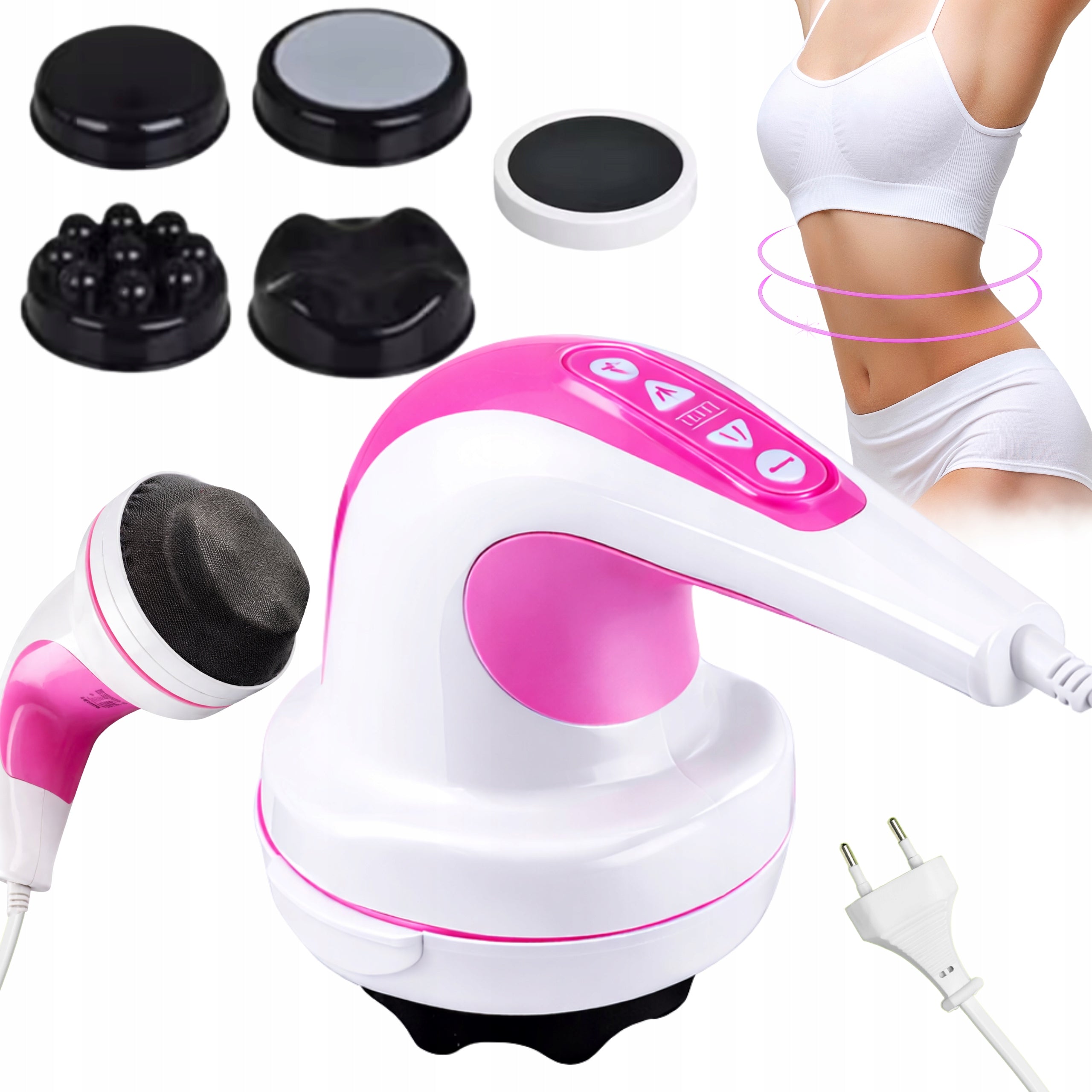 ANTI-CELLULITE SLIMMING BODY MASSAGER FIRMING GUN 5IN1