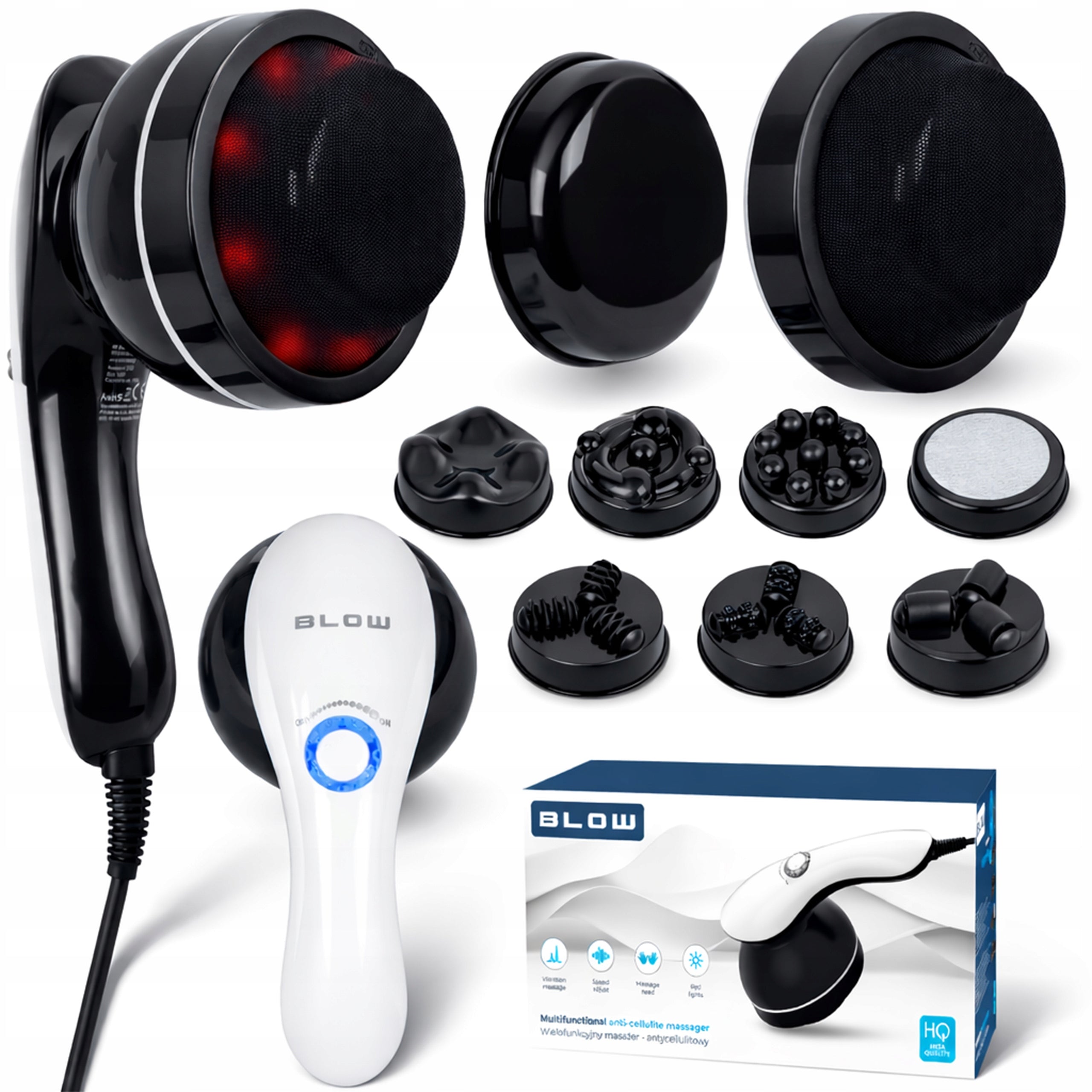 ANTI-CELLULITE SLIMMING MASSAGER FOR CELLULITE MASSAGE GUN 9in1