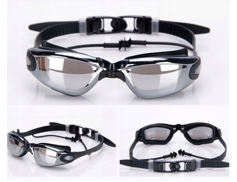 ANTI FOG SWIMMING POOL SWIMMING GOGGLES WITH EARPLUGS + CASE EAN (GTIN) 5906708891801