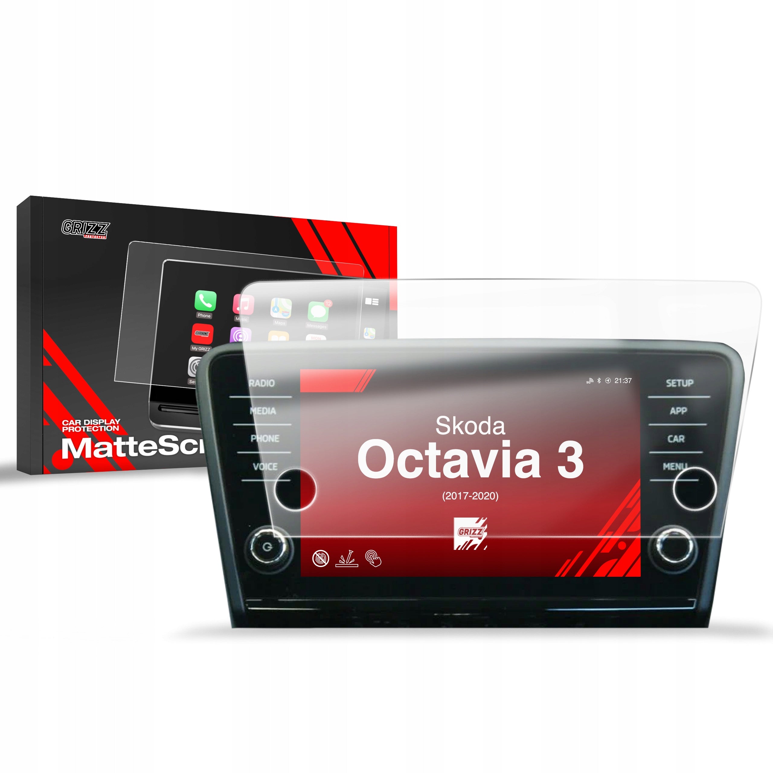 ANTI-IMPRINT film for Skoda Octavia 3 8" Bolero (2017-2020)