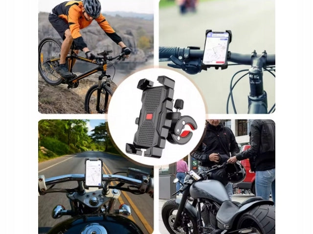 ANTI-SHOCK BICYCLE PHONE HOLDER FOR PHONE MOTOR HANDLEBAR Model Uchwyt anty wstrząsowy