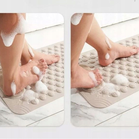 ANTI-SLIP BATHROOM SHOWER MAT BATHROOM RUG Manufacturer code BAT.7040beż prysznic brodzik wanna do kąpieli