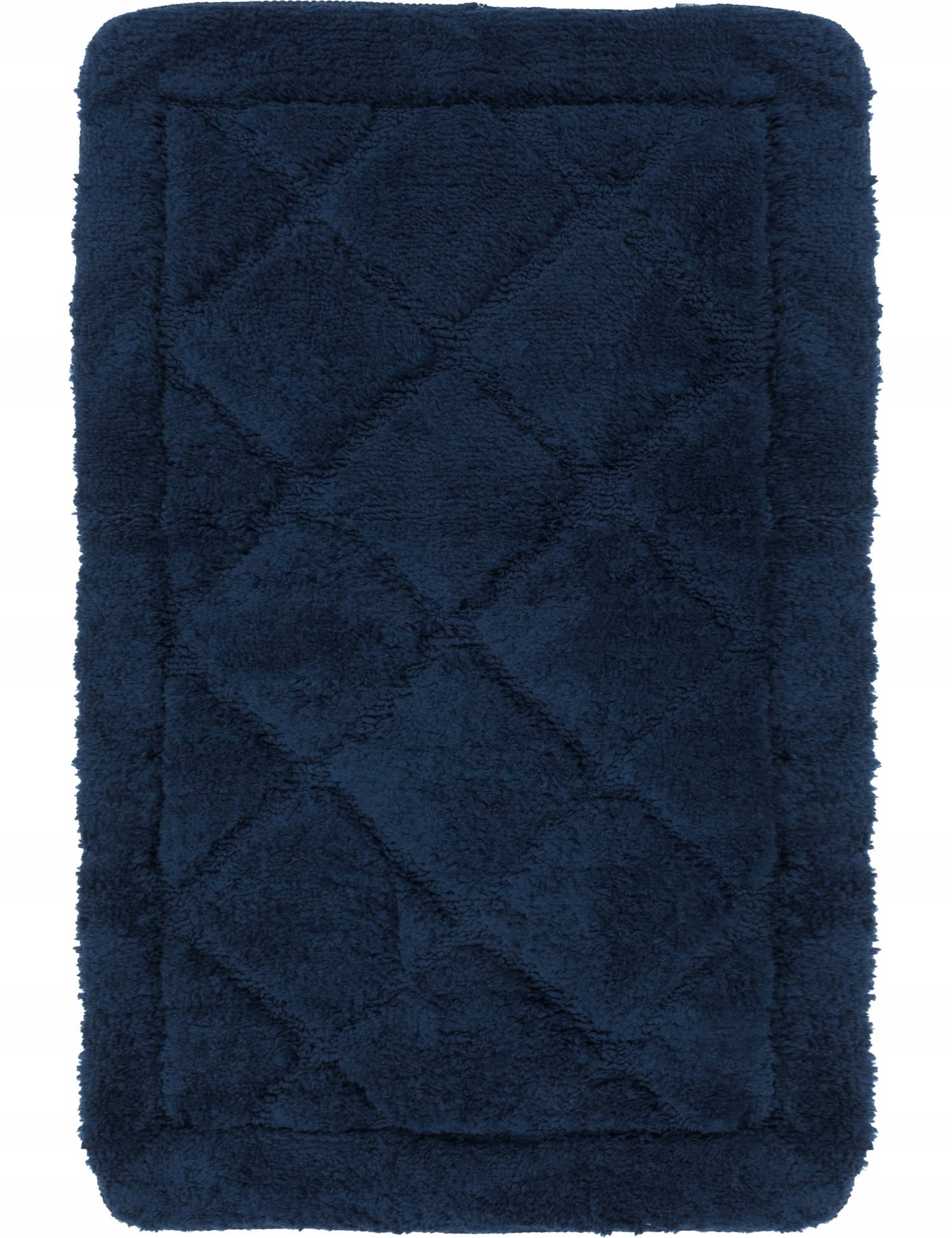 ANTI-SLIP BATHROOM rug, DECORATIVE, SOFT, ABSORBENT, 40x60CM, NAVY BLUE Brand e-floor