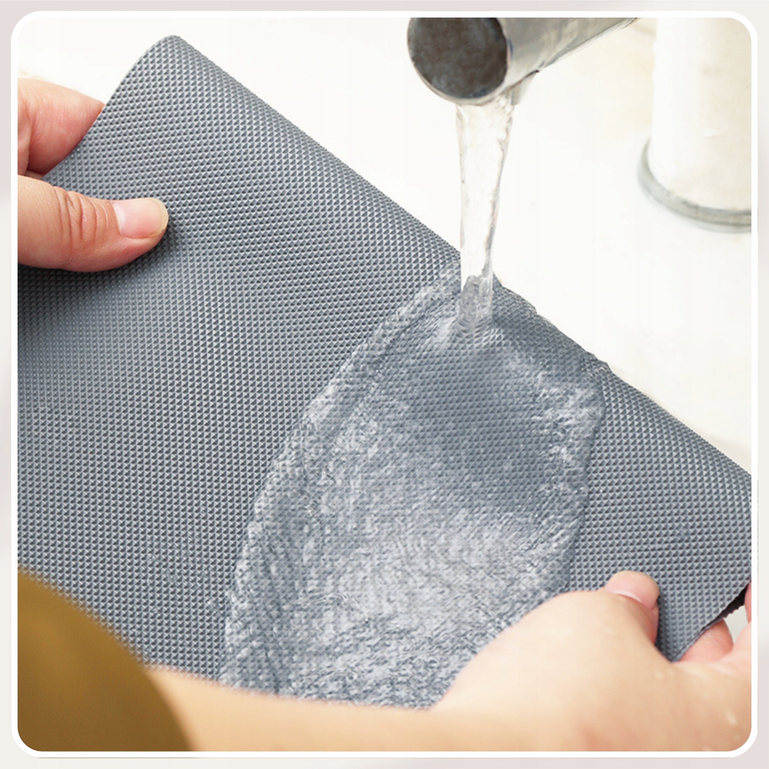 ANTI-SLIP MAT FOR CABINET DRAWERS PROTECTIVE PAD 300x50 ANTHRACITE Product width 50 cm