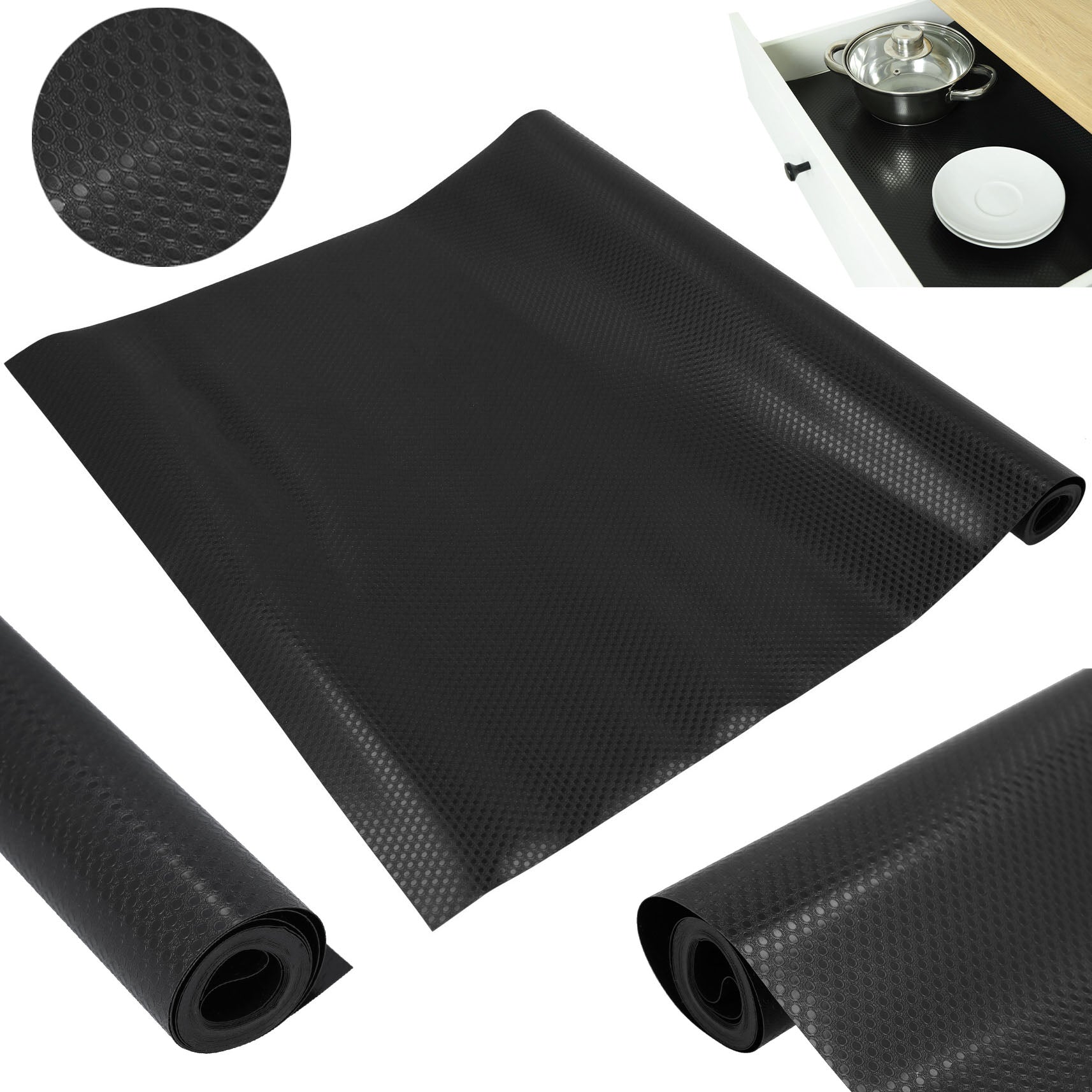 ANTI-SLIP MAT FOR DRAWERS 300X50 CM ROLL FOR KITCHEN CABINET FURNITURE