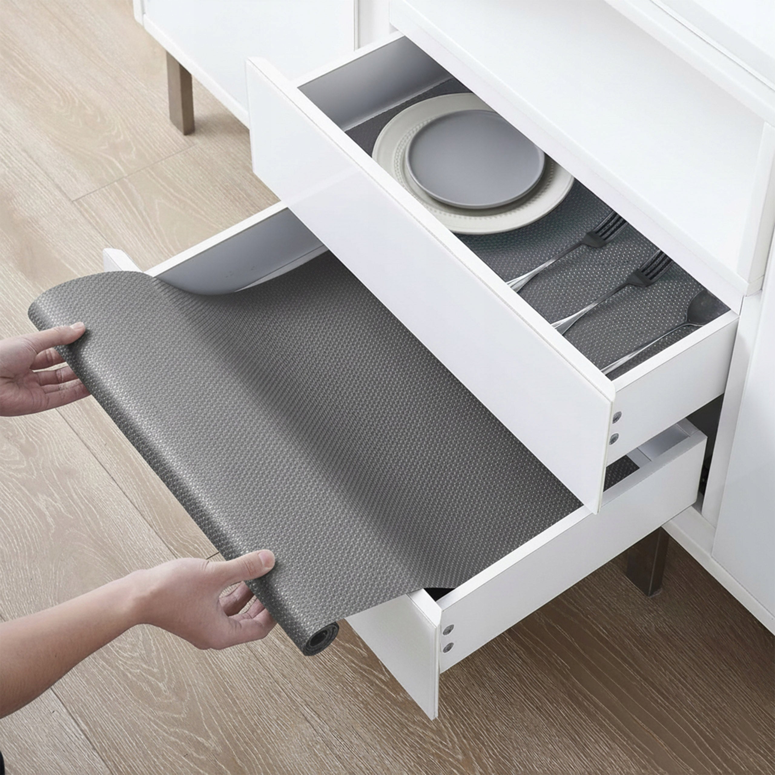 ANTI-SLIP MAT FOR KITCHEN CABINET DRAWERS PROTECTIVE PAD 48x300 EAN (GTIN) 5902340332573