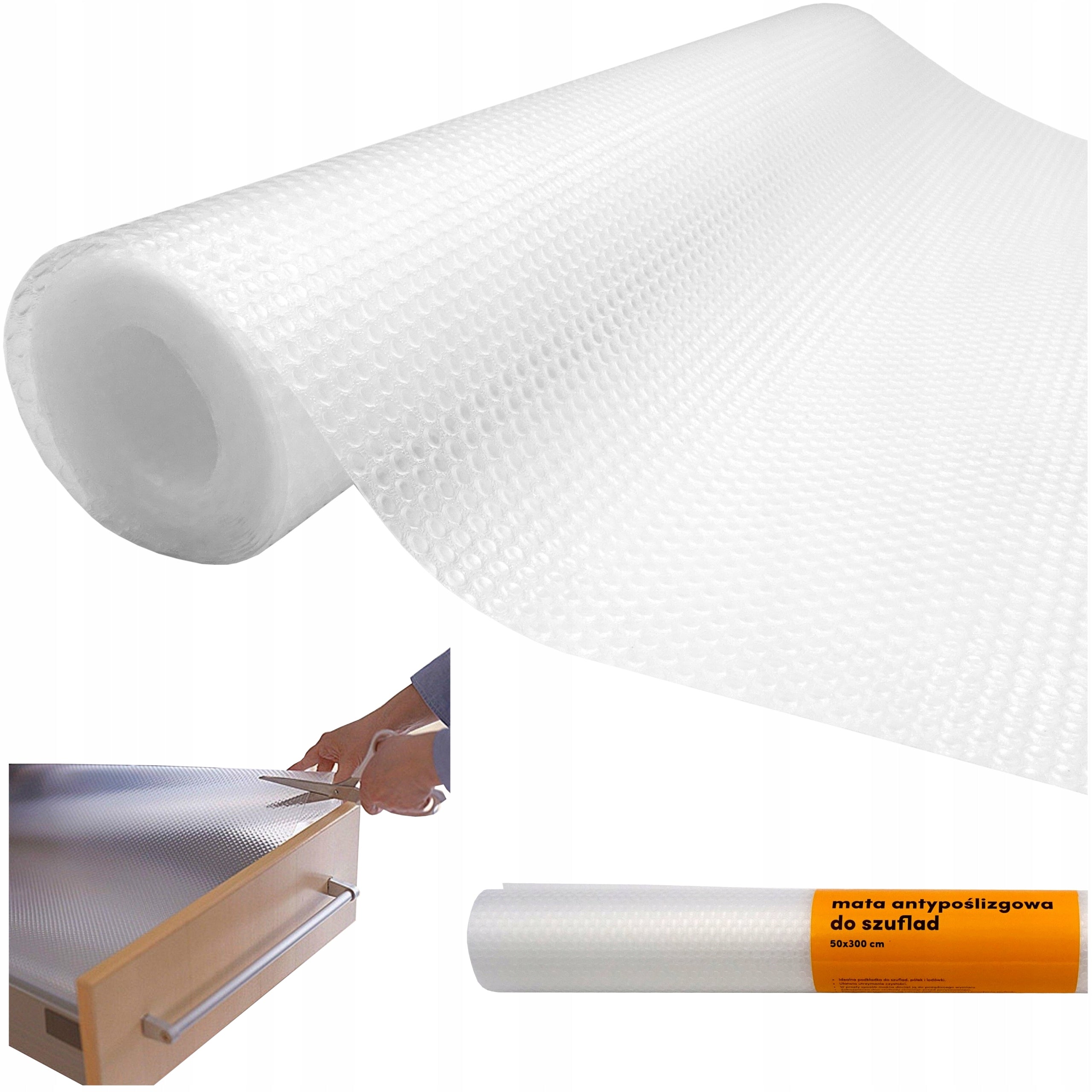 ANTI-SLIP PROTECTIVE MAT FOR CABINET DRAWERS 300x50