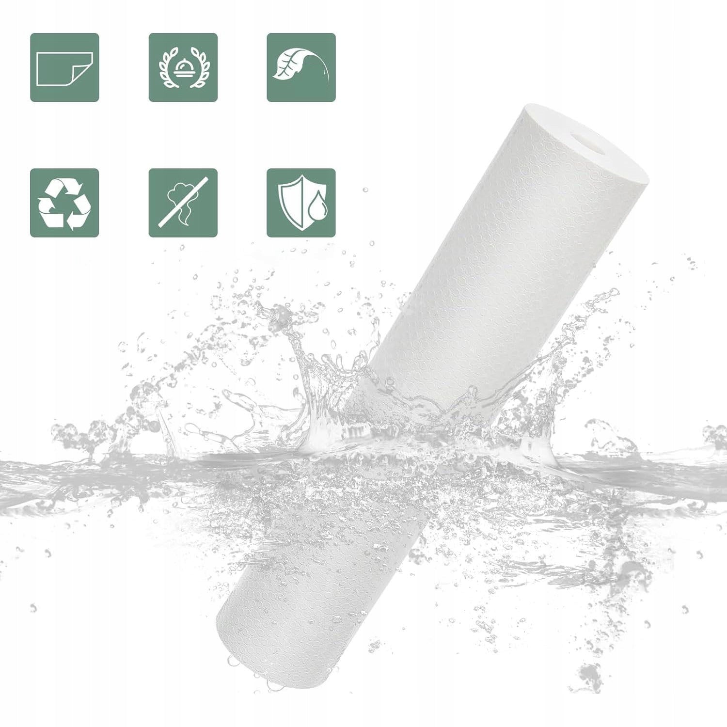 ANTI-SLIP PROTECTIVE MAT FOR CABINET DRAWERS 600X60cm WHITE Packaging status original