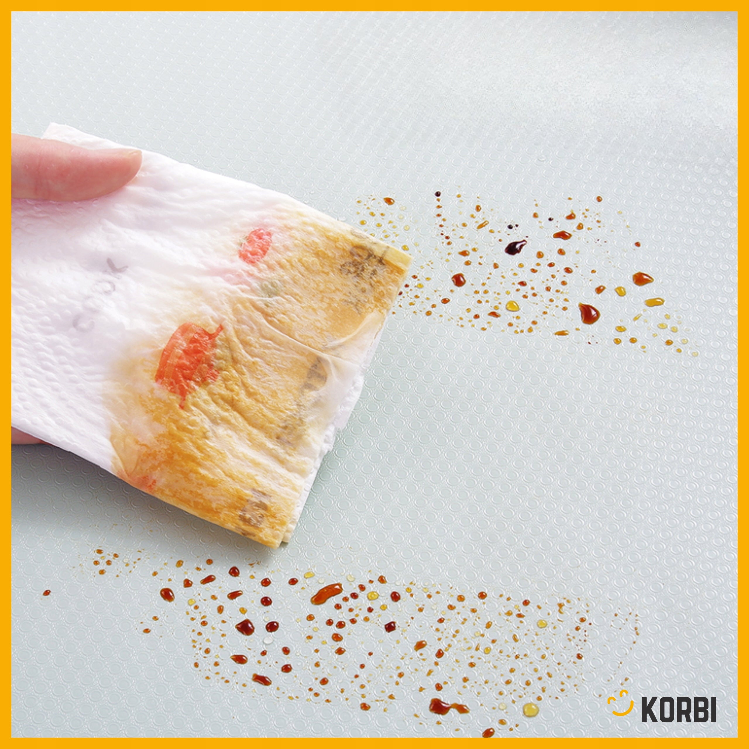 ANTI-SLIP PROTECTIVE MAT FOR CABINET DRAWERS PAD 500x50 MILK Length 500 cm