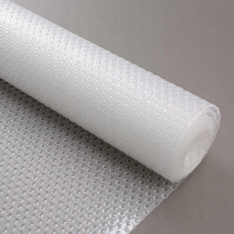 ANTI-SLIP PROTECTIVE MAT FOR CABINET DRAWERS PAD ROLL 300x50 WHITE EAN (GTIN) 5905214413255
