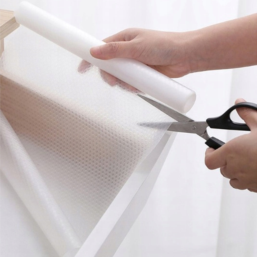 ANTI-SLIP PROTECTIVE MAT FOR CABINET DRAWERS PAD ROLL 500x50 WHITE Manufacturer code Korbi mata 500x50 biała