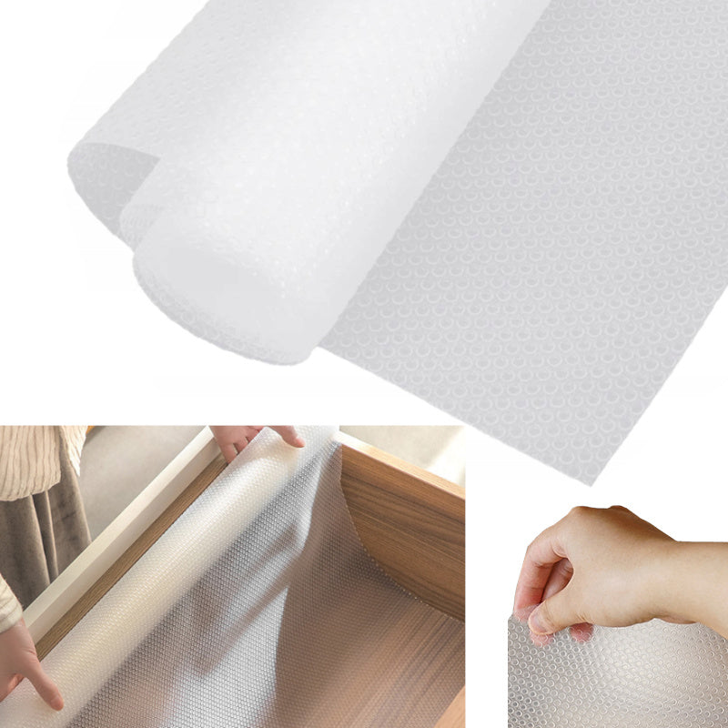ANTI-SLIP PROTECTIVE MAT FOR CABINET DRAWERS PAD ROLL WHITE 300x50 Packaging status original