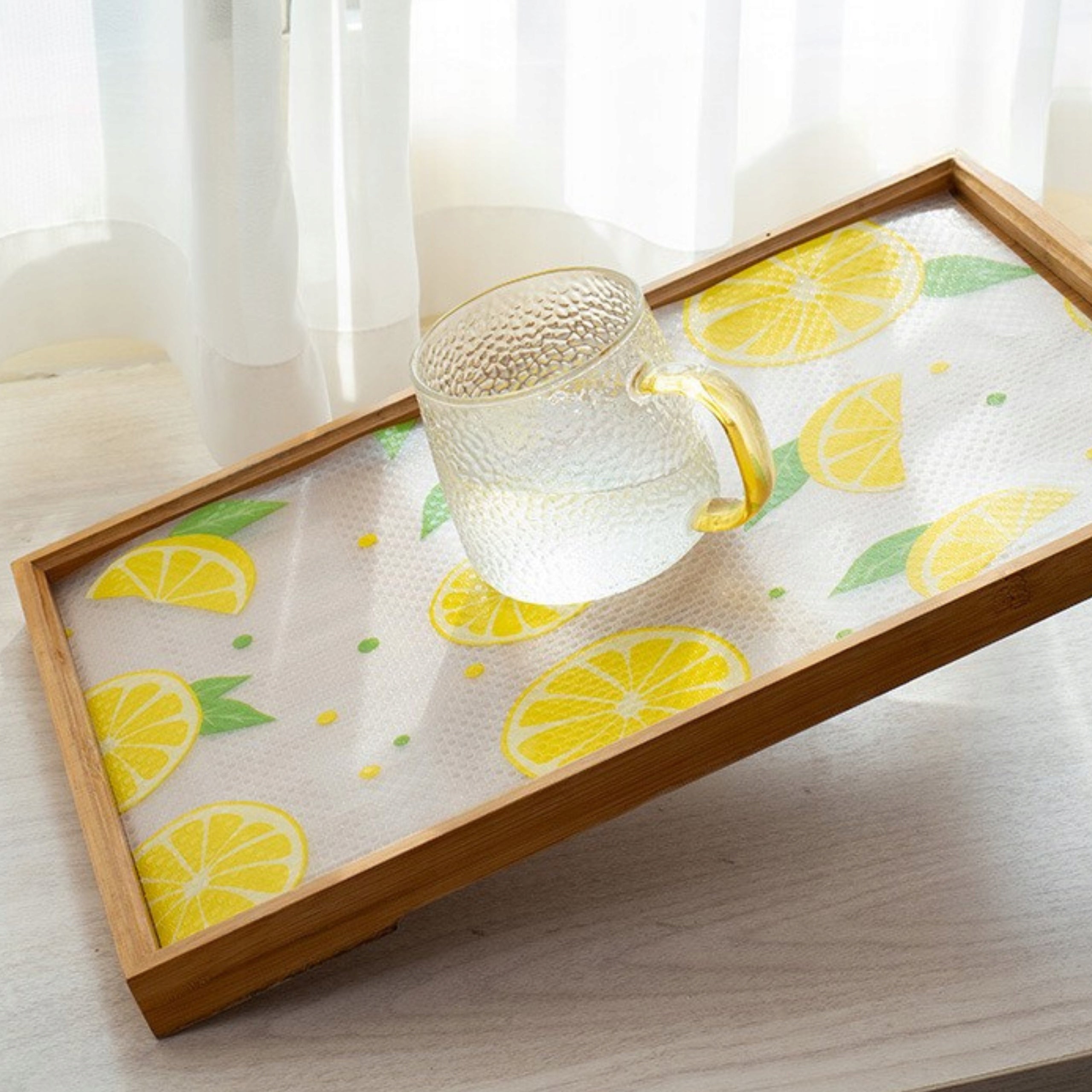 ANTI-SLIP PROTECTIVE MAT FOR CLOSET DRAWERS WARDROBES 500x60 LEMONS Kind mat