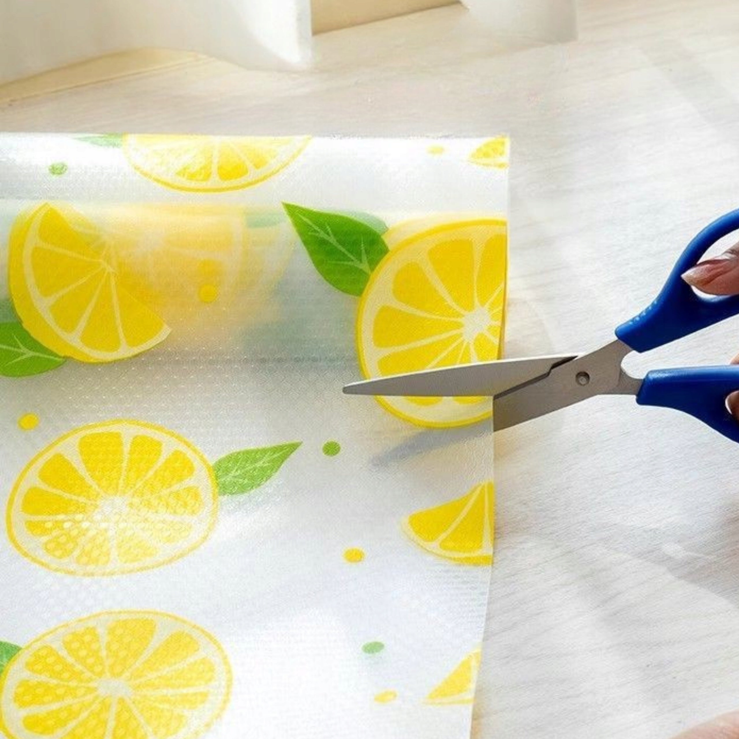 ANTI-SLIP PROTECTIVE MAT FOR CLOSET DRAWERS WARDROBES 500x60 LEMONS Manufacturer code MATA OCHRONNA W CYTRYNY 500x60cm