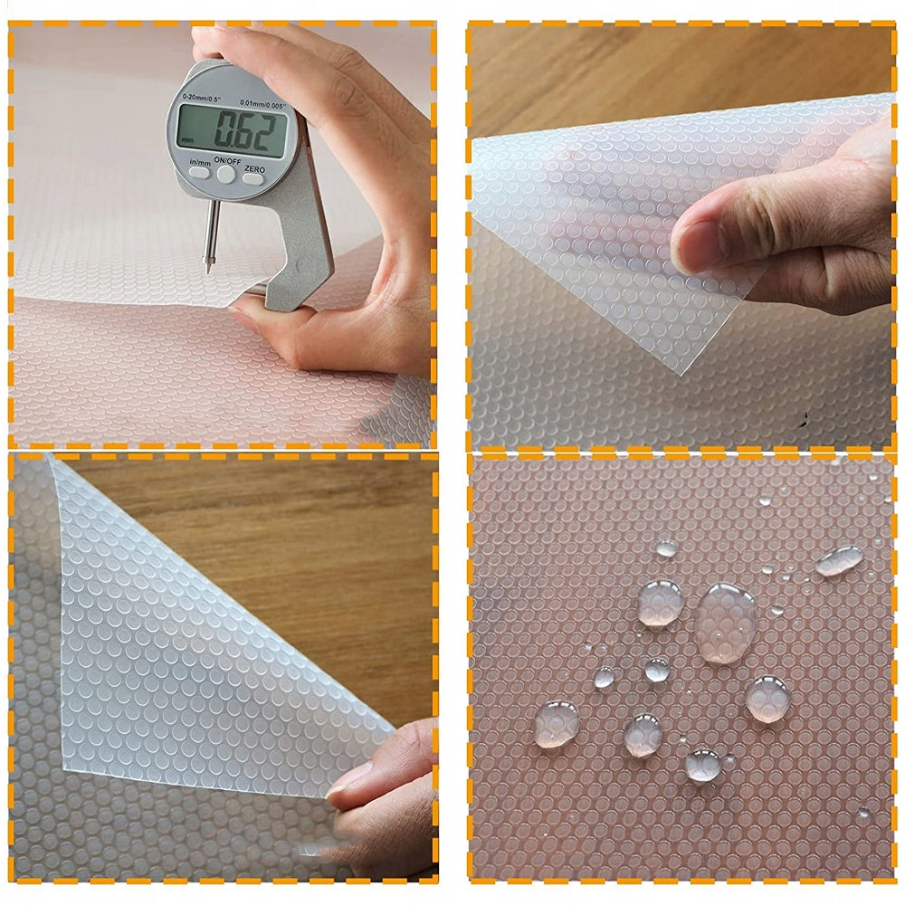 ANTI-SLIP PROTECTIVE MAT FOR TABLE CABINET DRAWERS 600X60 CM Color transparent