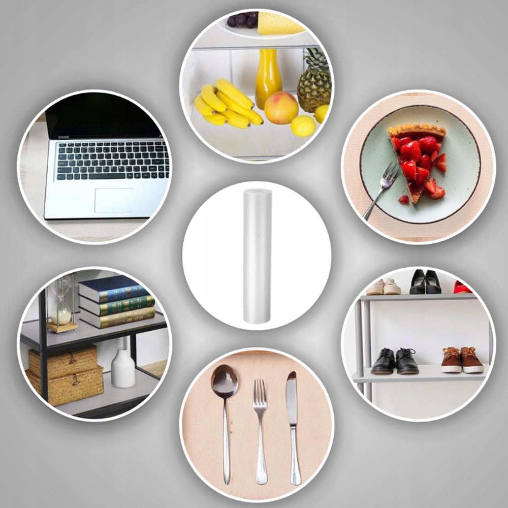 ANTI-SLIP PROTECTIVE MAT FOR TABLE CABINET DRAWERS 600X60 CM Length 600 cm