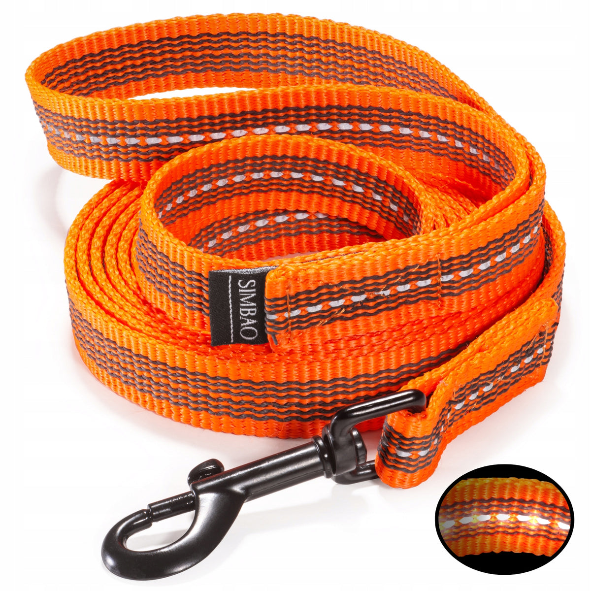 ANTI-SLIP REFLECTIVE LEASH FOR DOG STRONG 3M Packaging status original