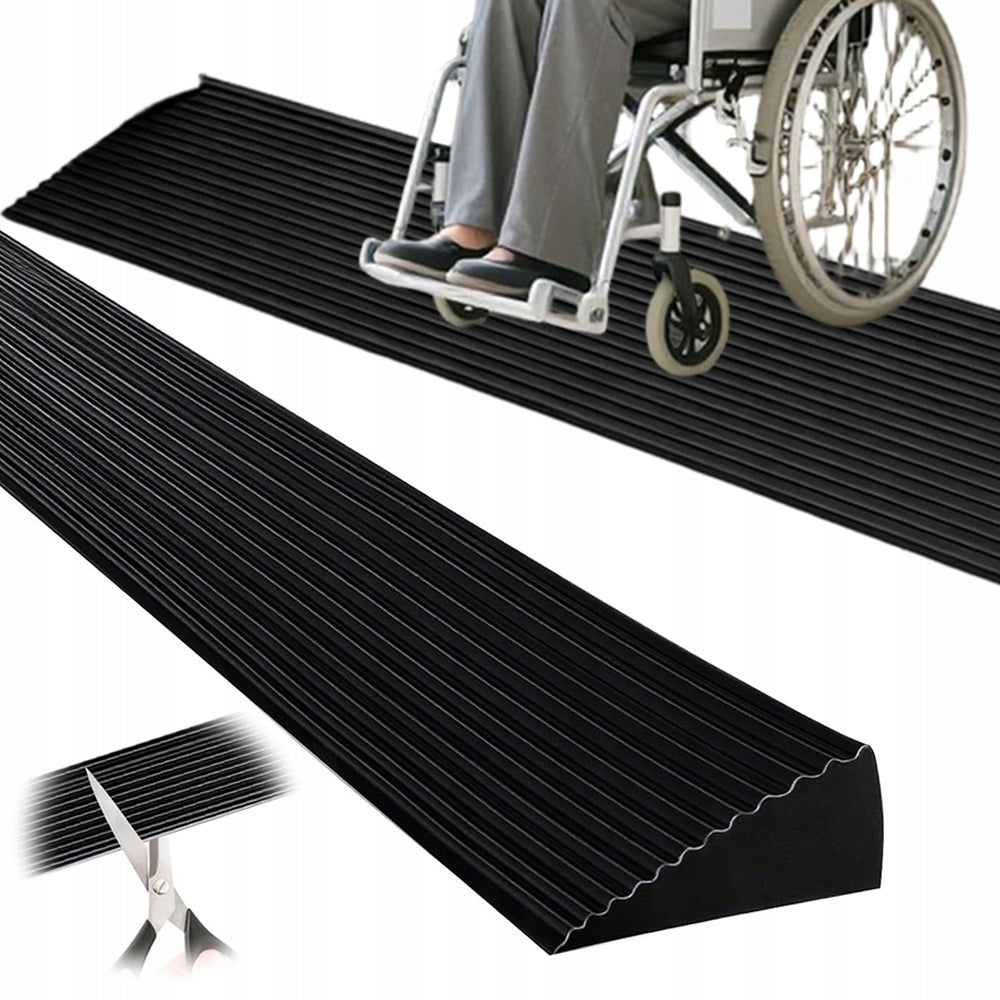 ANTI-SLIP THRESHOLD RAMP 90X8X3CM RUBBER FOR HOME OFFICE AND STROLLER Brand no brand