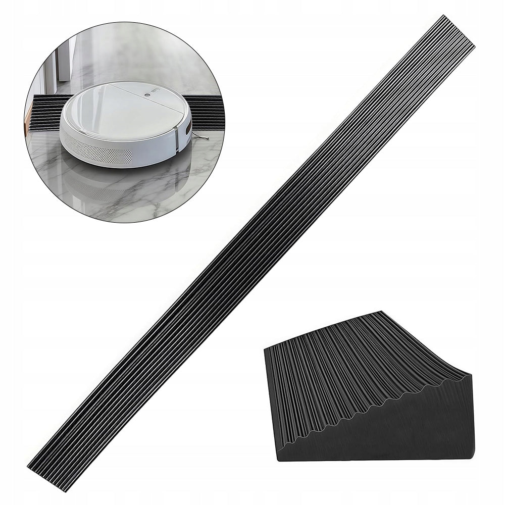 ANTI-SLIP THRESHOLD RAMP 90X8X3CM RUBBER FOR HOME OFFICE AND STROLLER Manufacturer code 6HG6506BK55