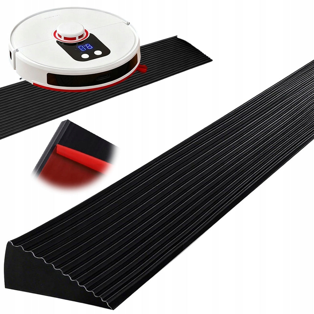 ANTI-SLIP THRESHOLD RAMP 90X8X3CM RUBBER FOR HOME OFFICE AND STROLLER