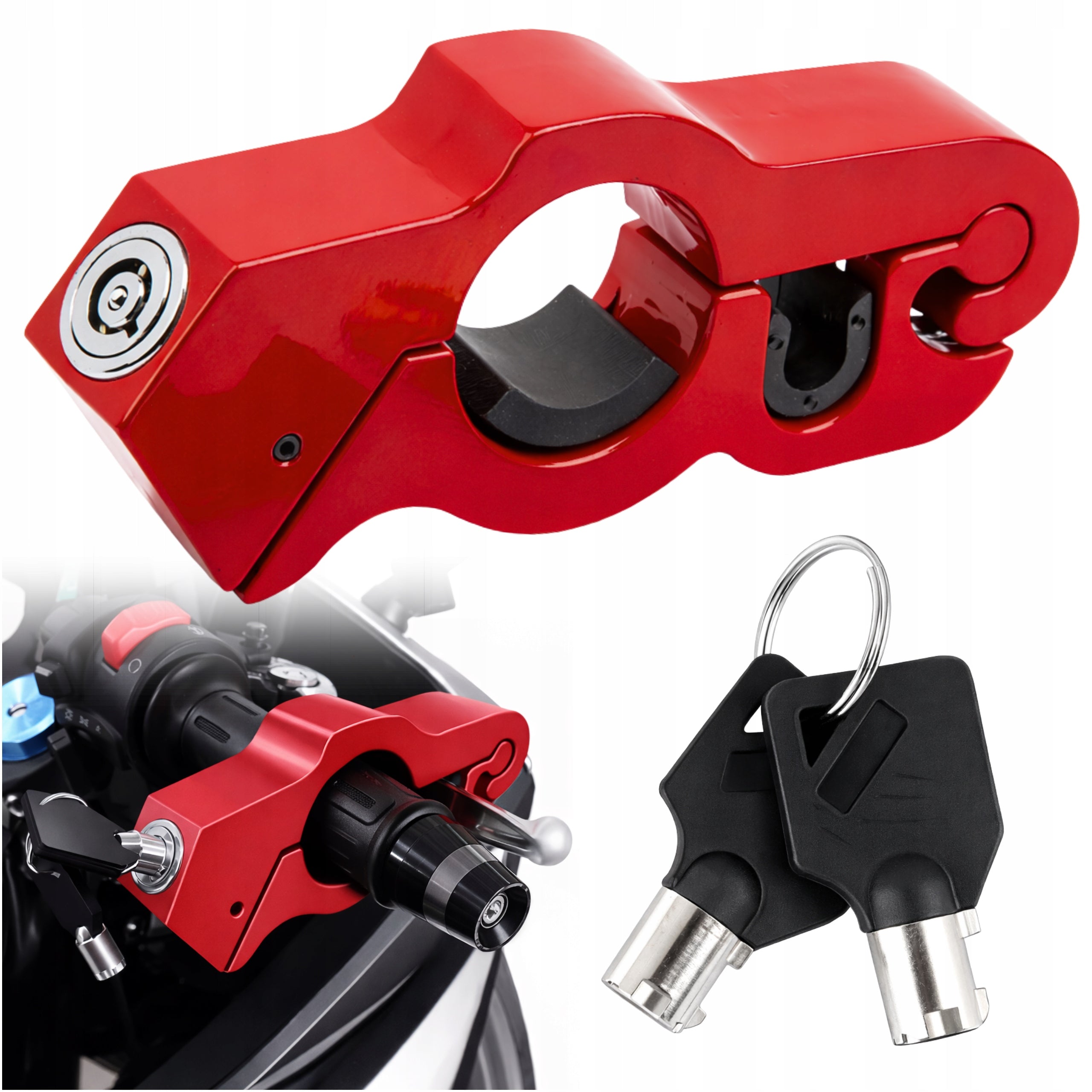 ANTI-THEFT BICYCLE LOCK KEY LOCK FOR HANDLEBAR BIKE