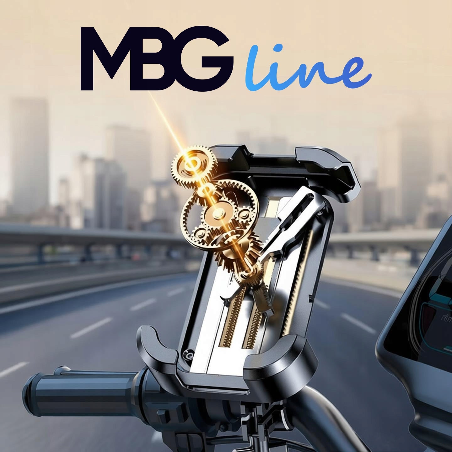 ANTI-VIBRATION ROBUST MOTORCYCLE BIKE HOLDER FOR PHONE MBG line MBM EAN (GTIN) 5902659179425