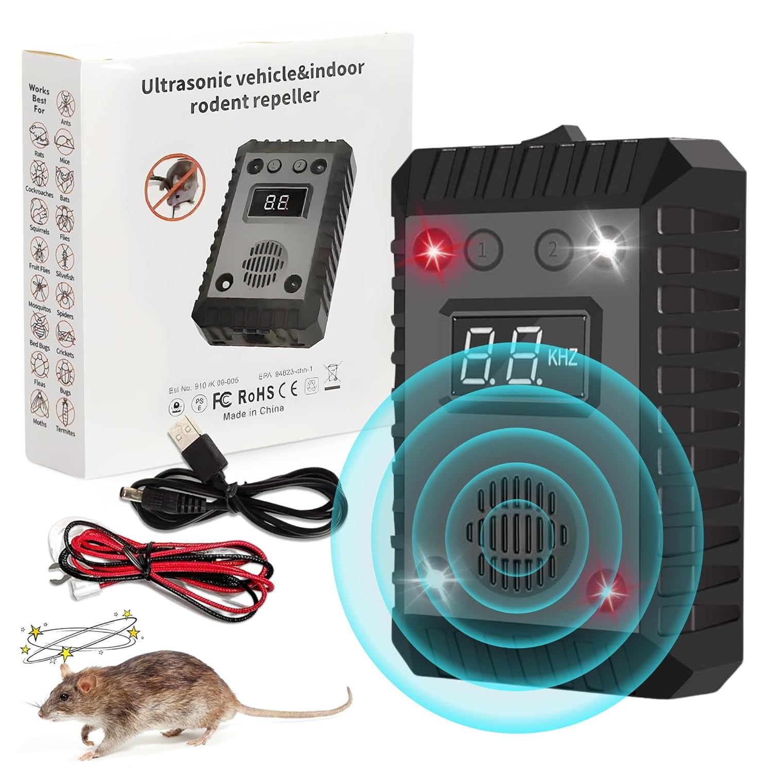 ANTIKUNA FOR CAR EFFECTIVE DETERRENT FOR ELECTRONIC MARTENS FOR CAR