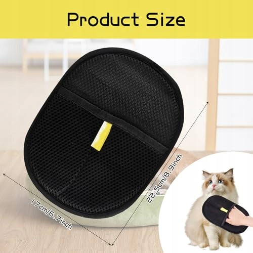 ANTISTATIC GLOVES FOR PET HAIR CARE 2 PIECES Manufacturer code Bez marki