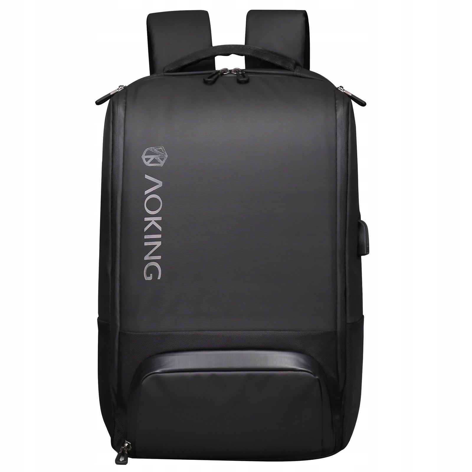 AOKING Laptop Backpack 15'6 with USB Port, Waterproof, Black Packaging status original