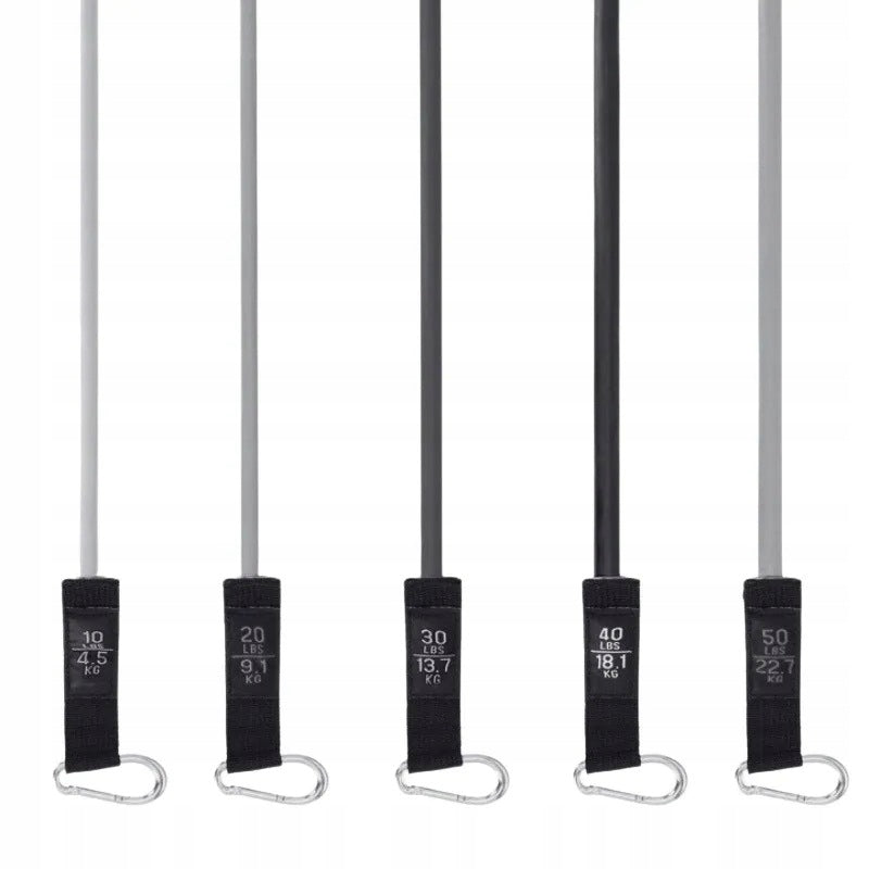 AOMAX Expander Set, 5 Pieces, Resistance Rubber + Accessories Grey-Black Manufacturer code AOMAX