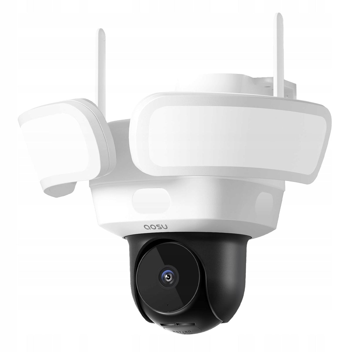 AOSU Floodlight Cam Pro Outdoor Camera 3K 360 Degree With Lighting