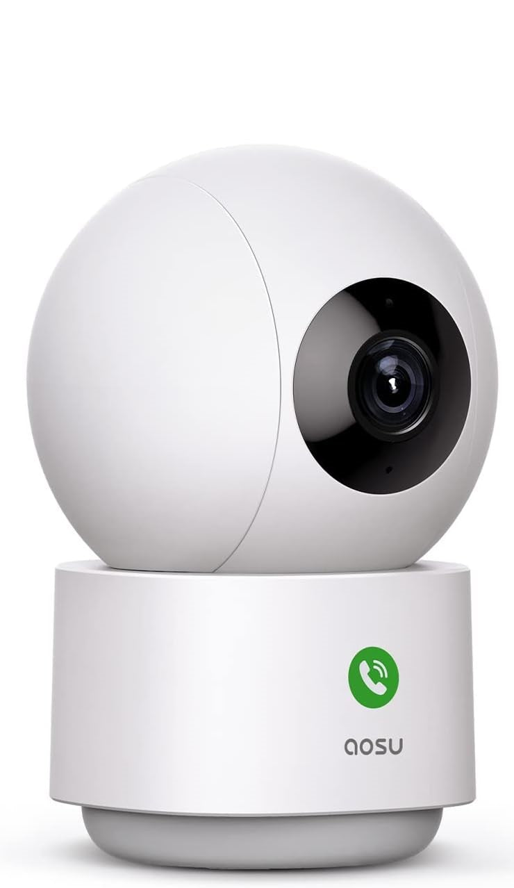 AOSU IndoorCam P1 Indoor 360 Degree WiFi Camera
