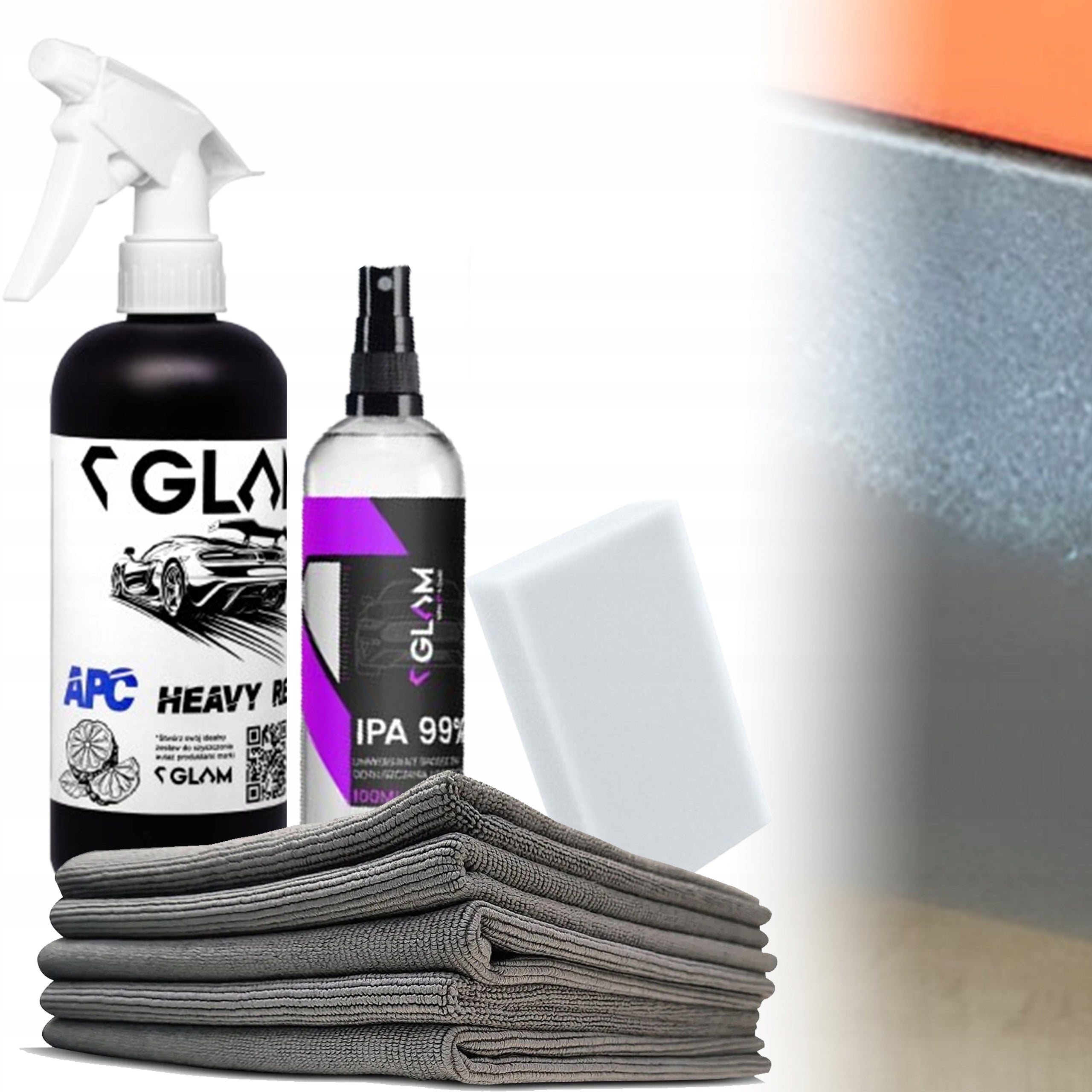 APC IPA MICROFIBER MAGIC SPONGE POLISHING PASTE RESIDUE REMOVAL KIT