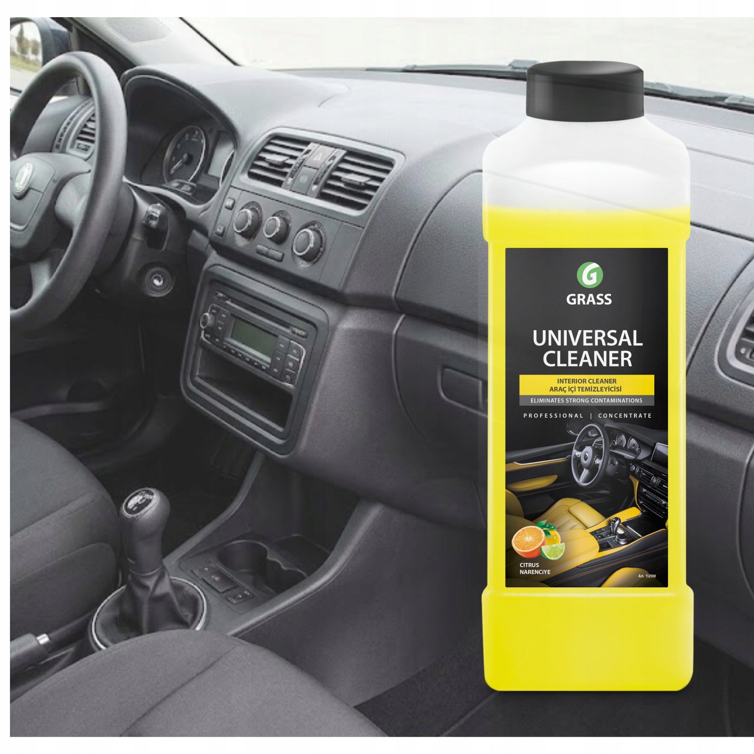 APC concentrate for car interior cleaning leather textile plastic 1L GRASS Manufacturer's catalog number 112100